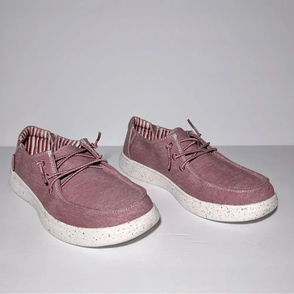Skechers BOBS Summer Life Canvas Skipper Boat Shoes